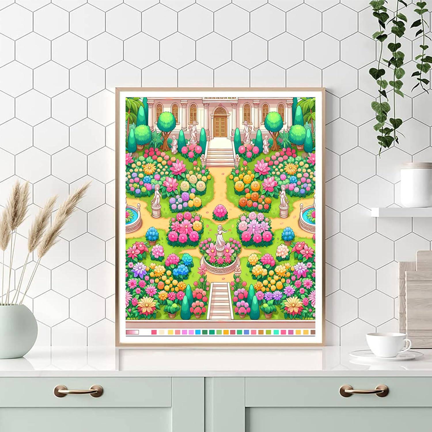 Royal Palace Garden DIY Paint By Numbers