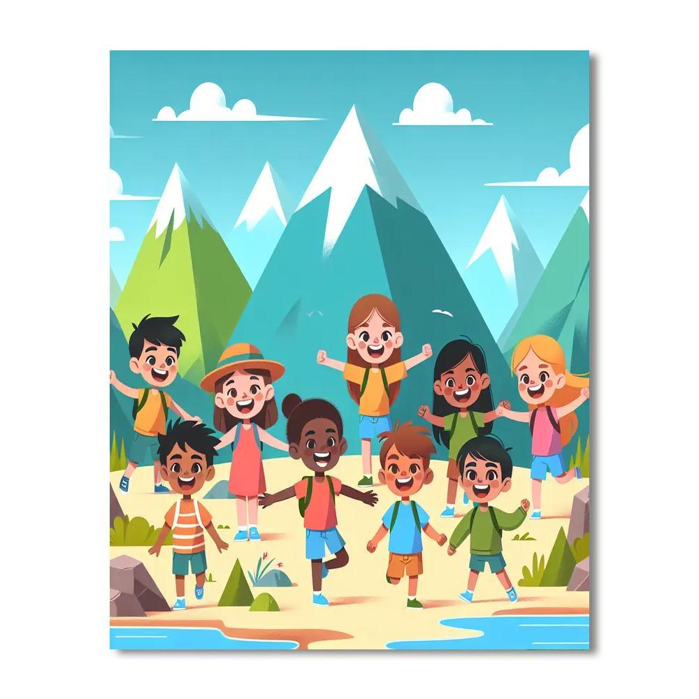 Incredible Adventures Numbered Painting Kits