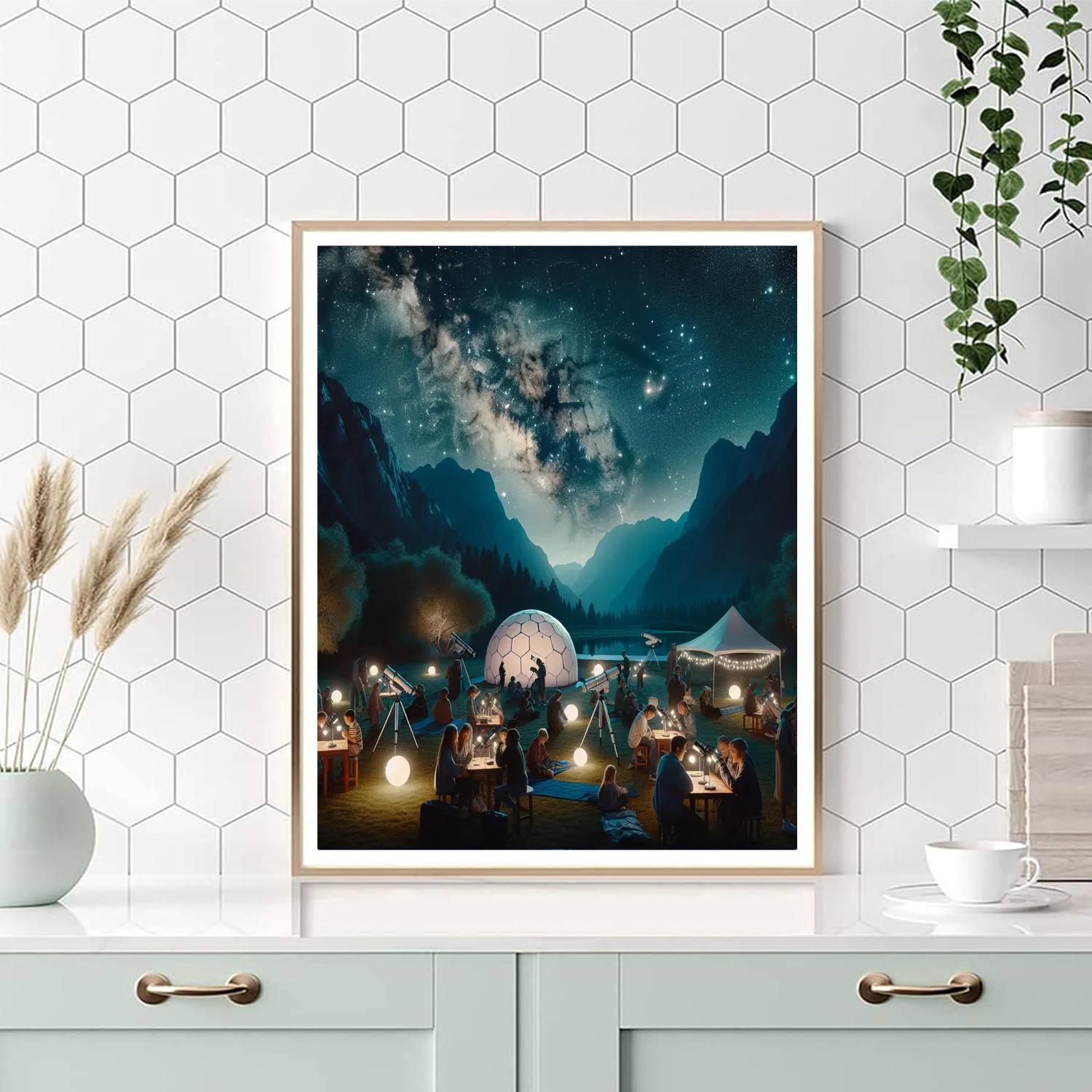 Jasper Dark Sky Festival Painting Number Kit