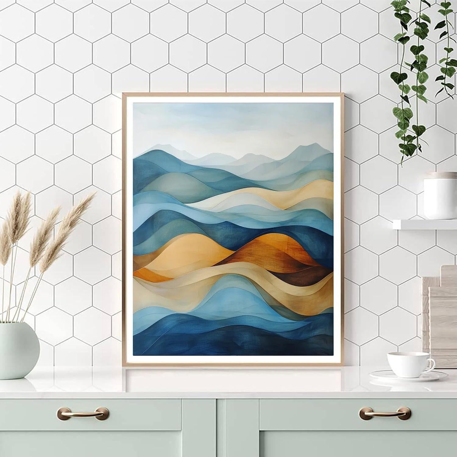 Michelangelo Inspired Elemental Tranquility  Paint By Color