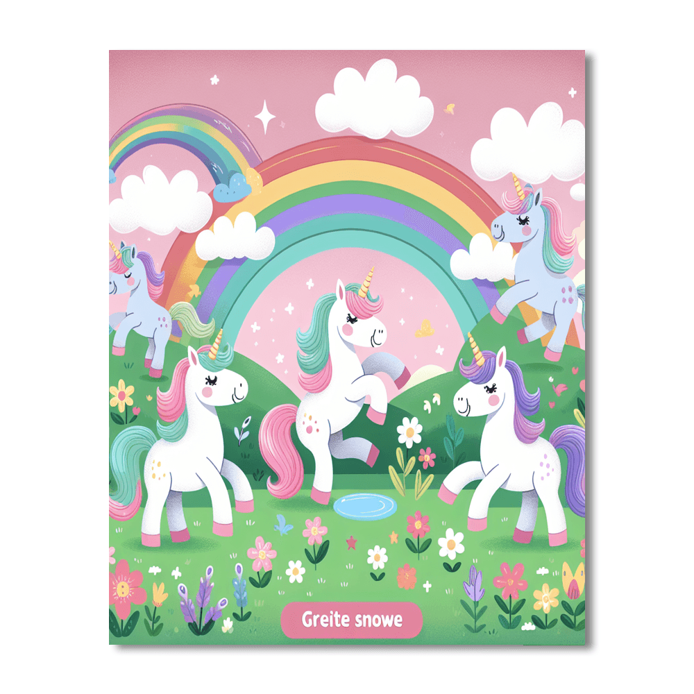 Unicorn Dreams Paint By Color