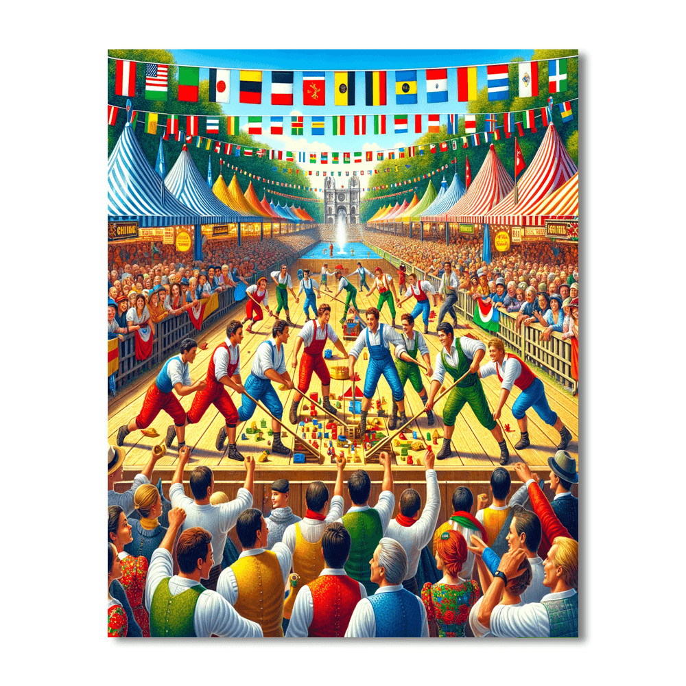 Giochi Del Mondo - Italy Numbered Painting Kits