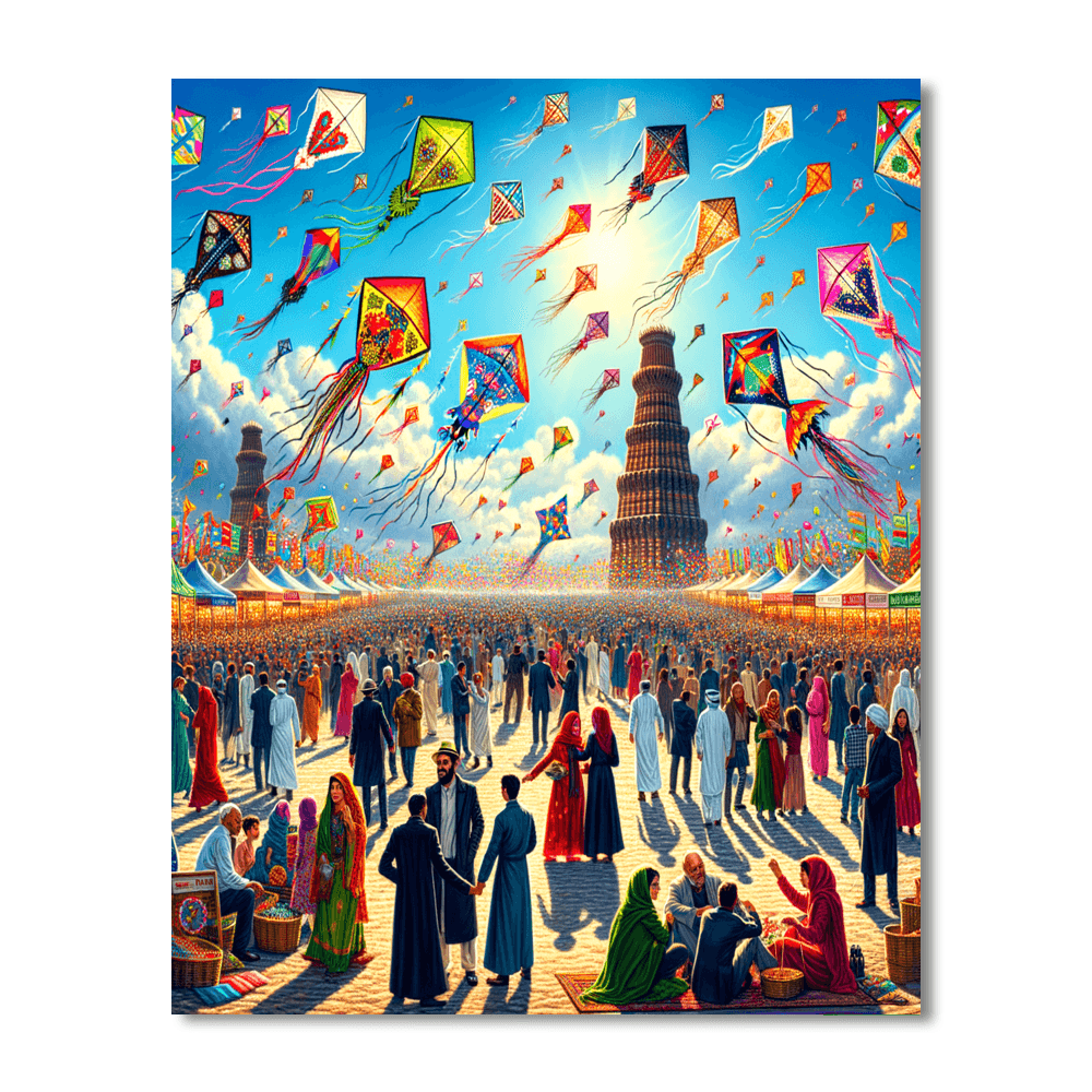 The International Kite Festival Paint By Color
