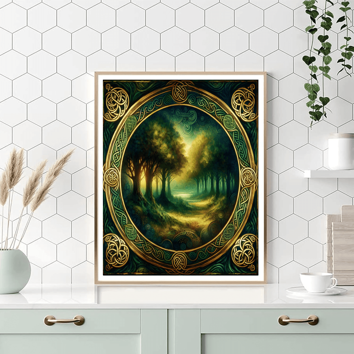 Enchanting Celtic Grove DIY Paint By Numbers