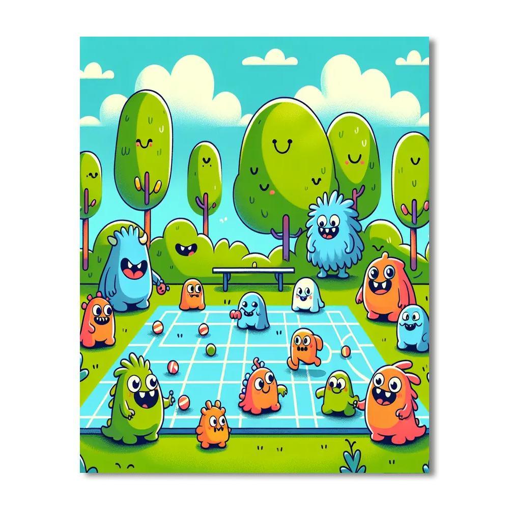 Monster Friendships Paint By Numbers Kits