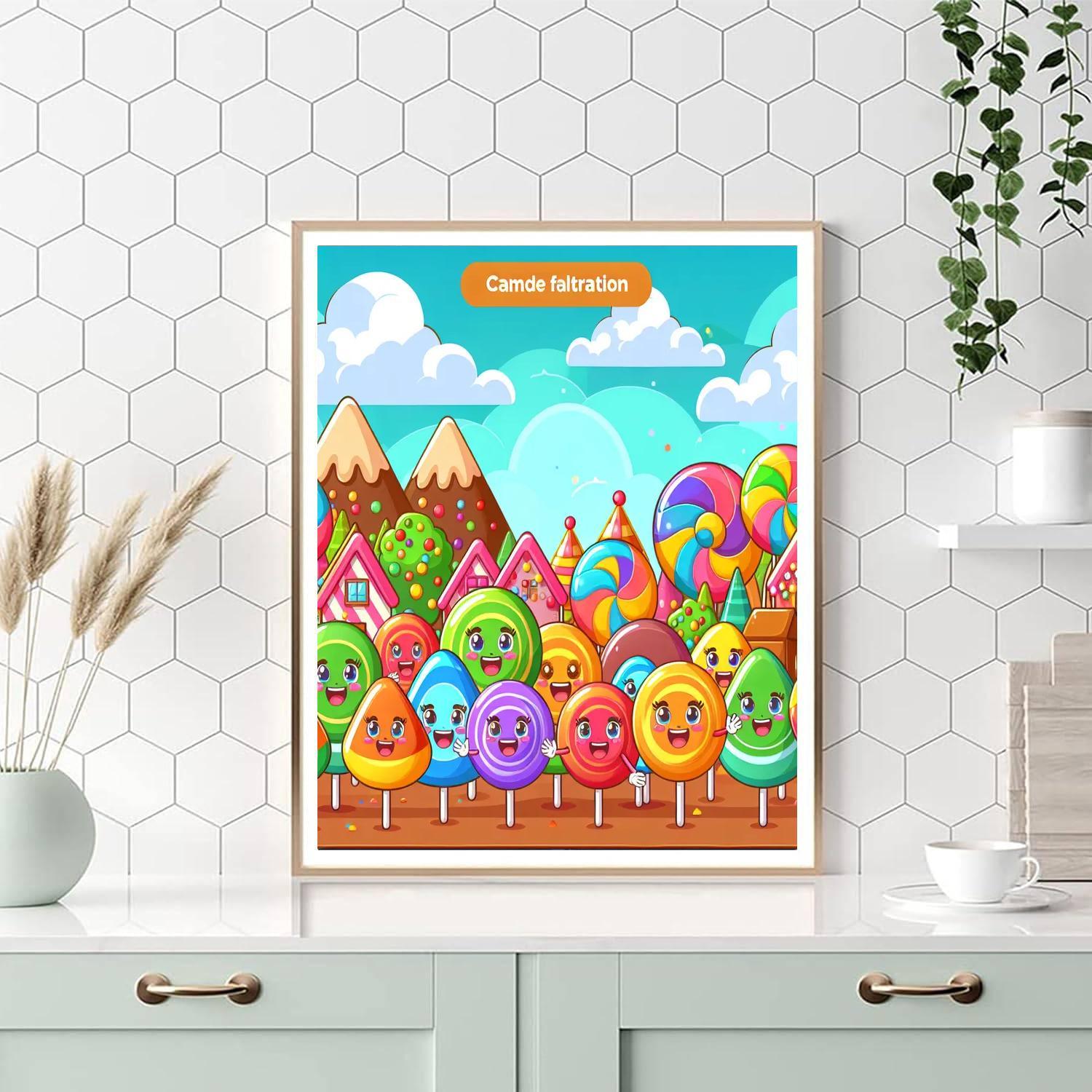 Fantasy Adventure In Candyland Paint By Number