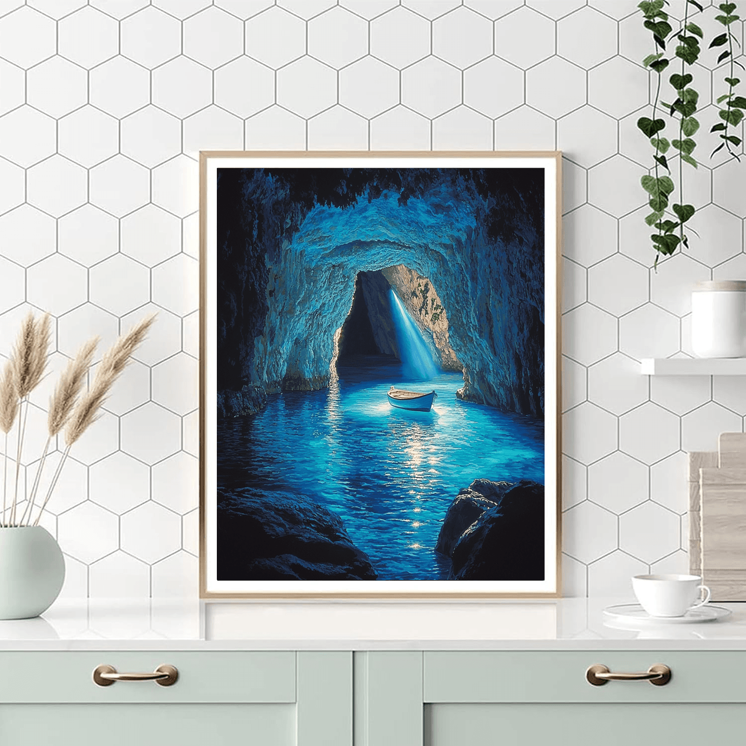 Capri Island's Blue Grotto - Italy Numbered Painting Kits