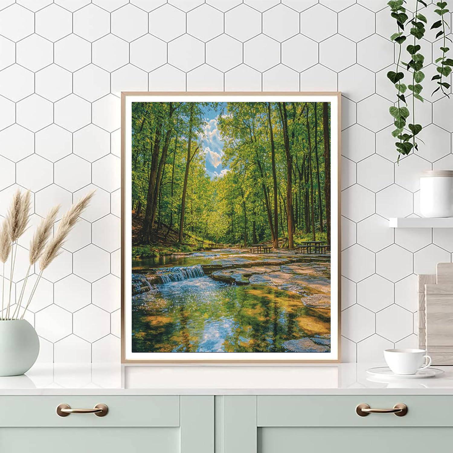 Bubbling Springs Number Painting