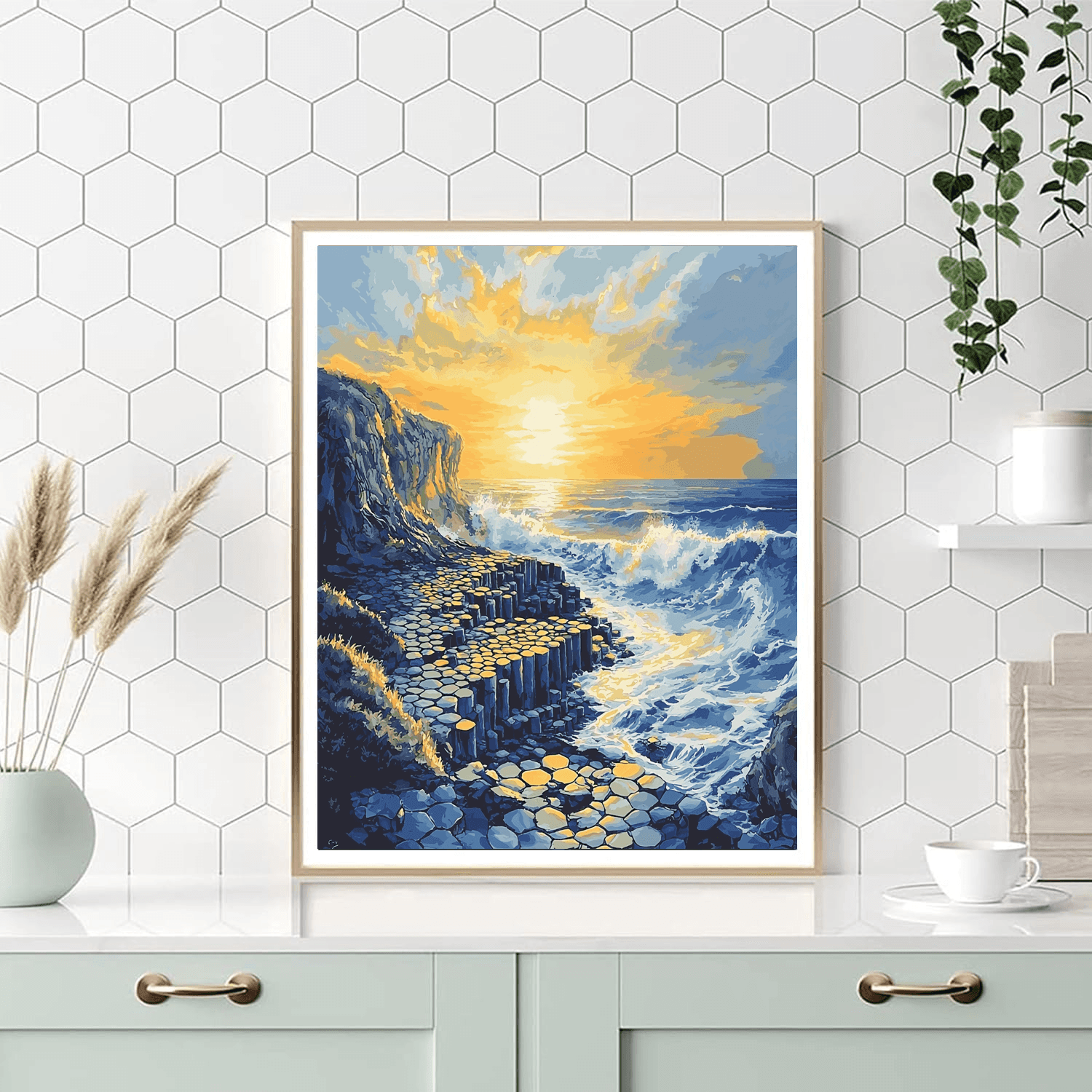 Giant's Causeway - Northern Ireland Paint By Numbers Art