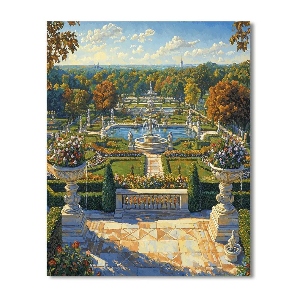 Palace Of Versailles Gardens - France Paint By Number