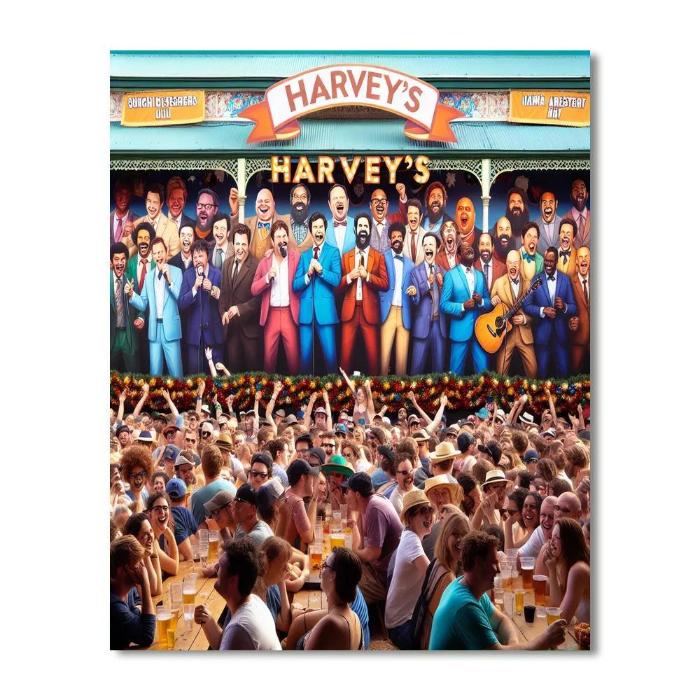 Harvey's Comedy Festival - Australia Paint By Number