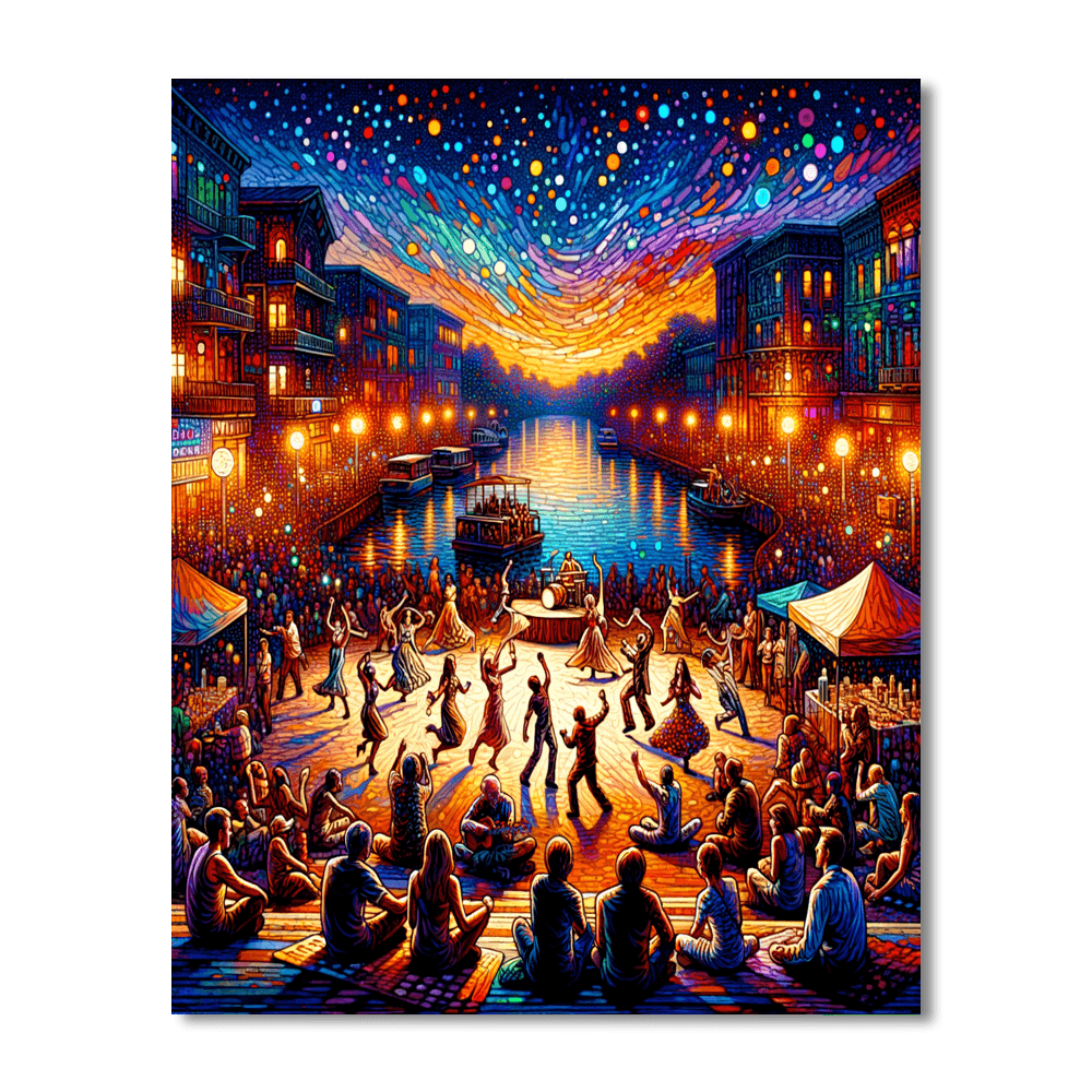 The Brisbane Festival Painting By Numbers Kit