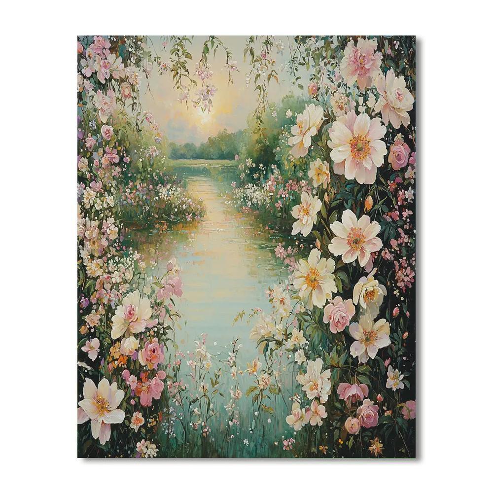 Sandro Botticelli Inspired Renaissance Garden Reverie  Painting By Numbers Kit