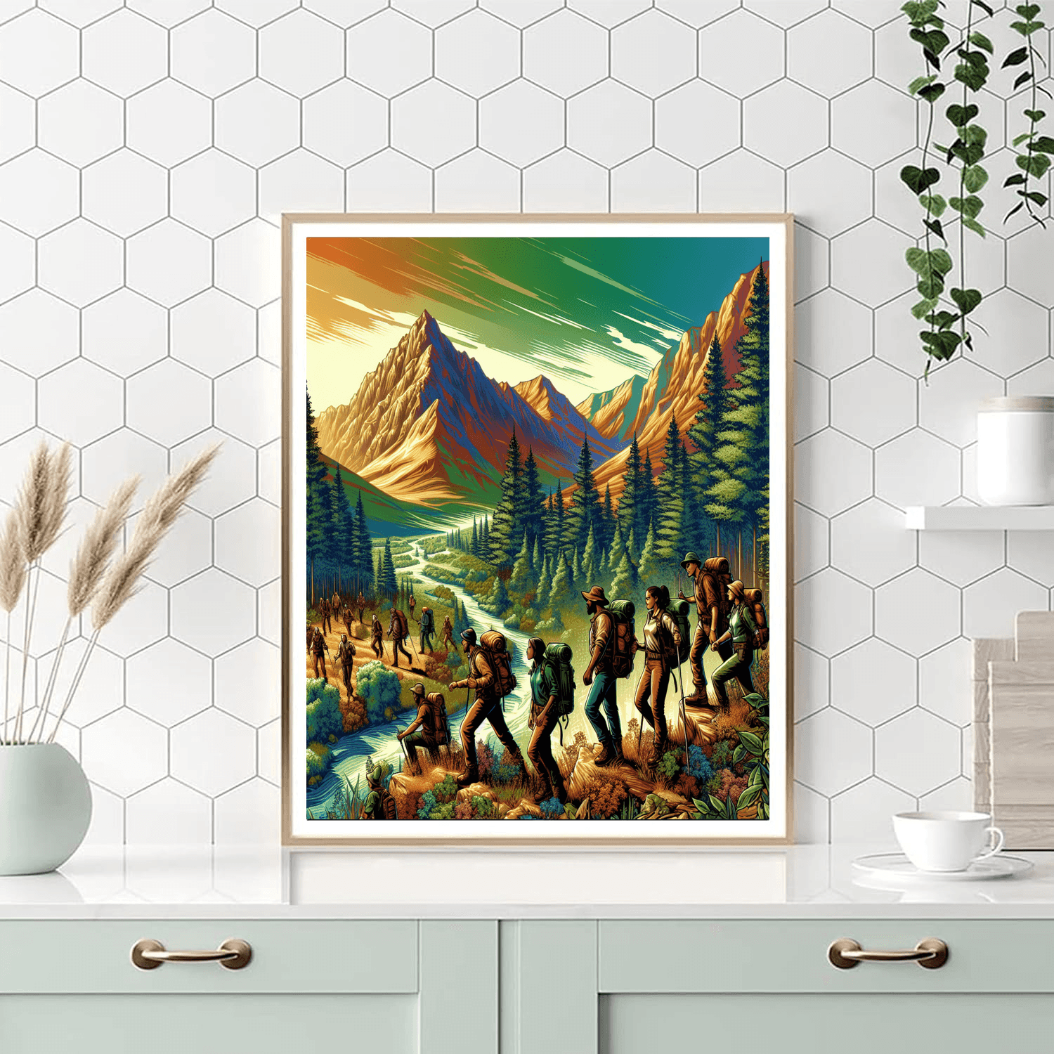 Daring Expedition Adventure Number Painting