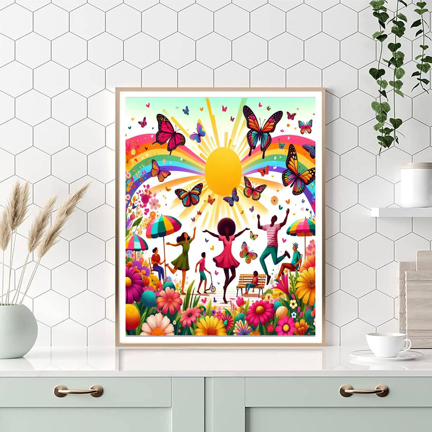 Radiant Summer Day Paint By Numbers Kits