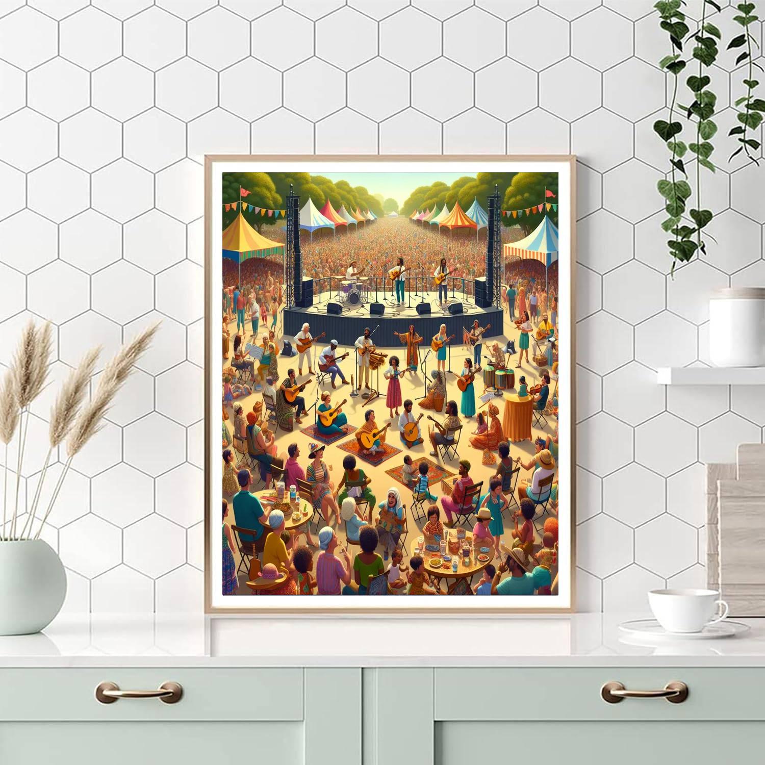 Folk Festival - Canada Paint By Numbers Art