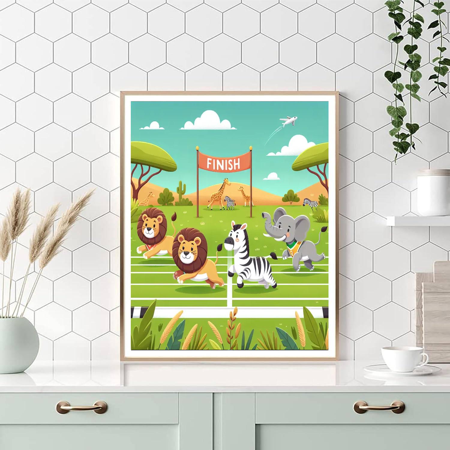 Safari Sports Spectacle Numbered Painting Kits