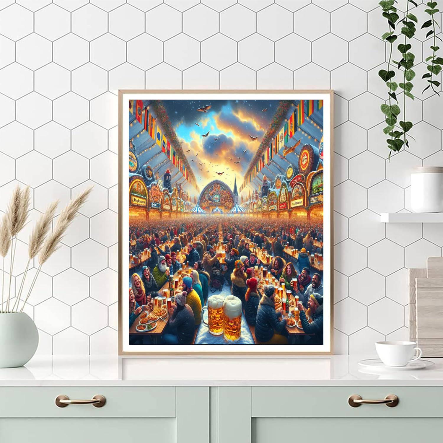 Harbin Beer Festival Painting Number Kit