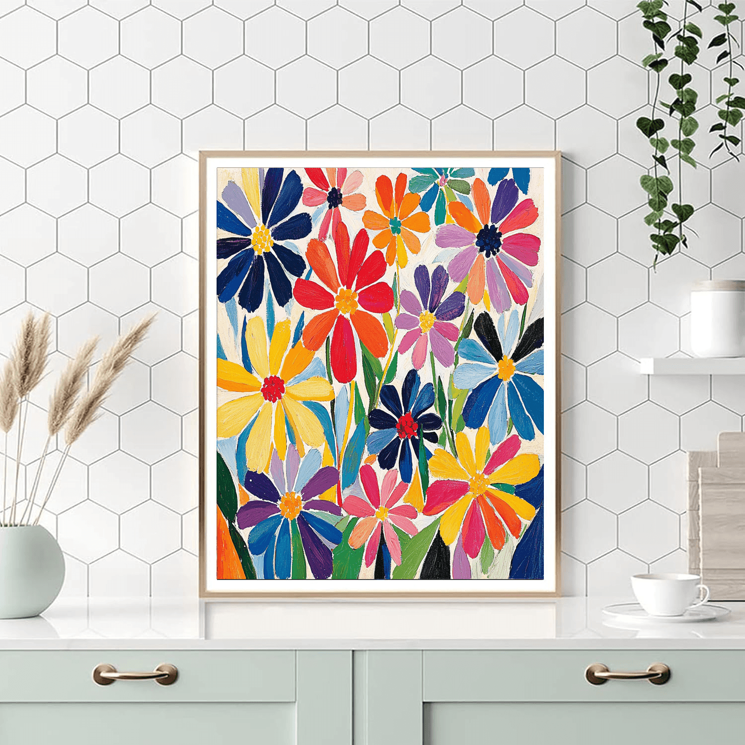 Matisse Inspired Garden Of Colorful Whispers  Painting By Numbers Kit