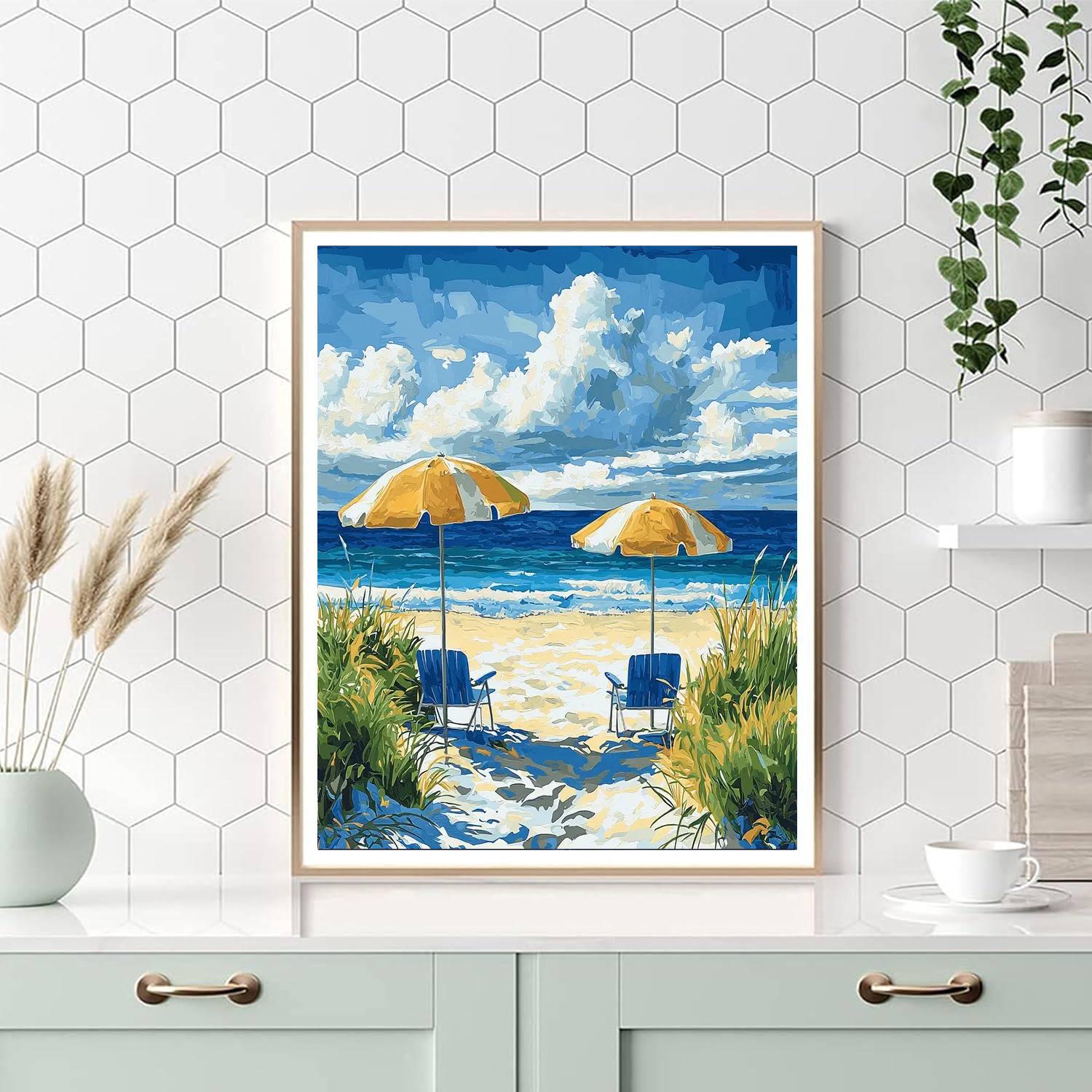 Summer Splash DIY Paint By Numbers