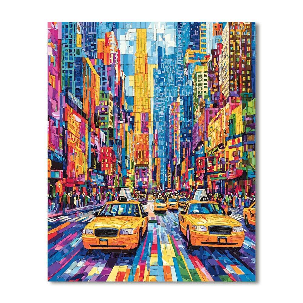 Andy Warhol Inspired Mosaic Of Urban Life  Numbered Painting Kits