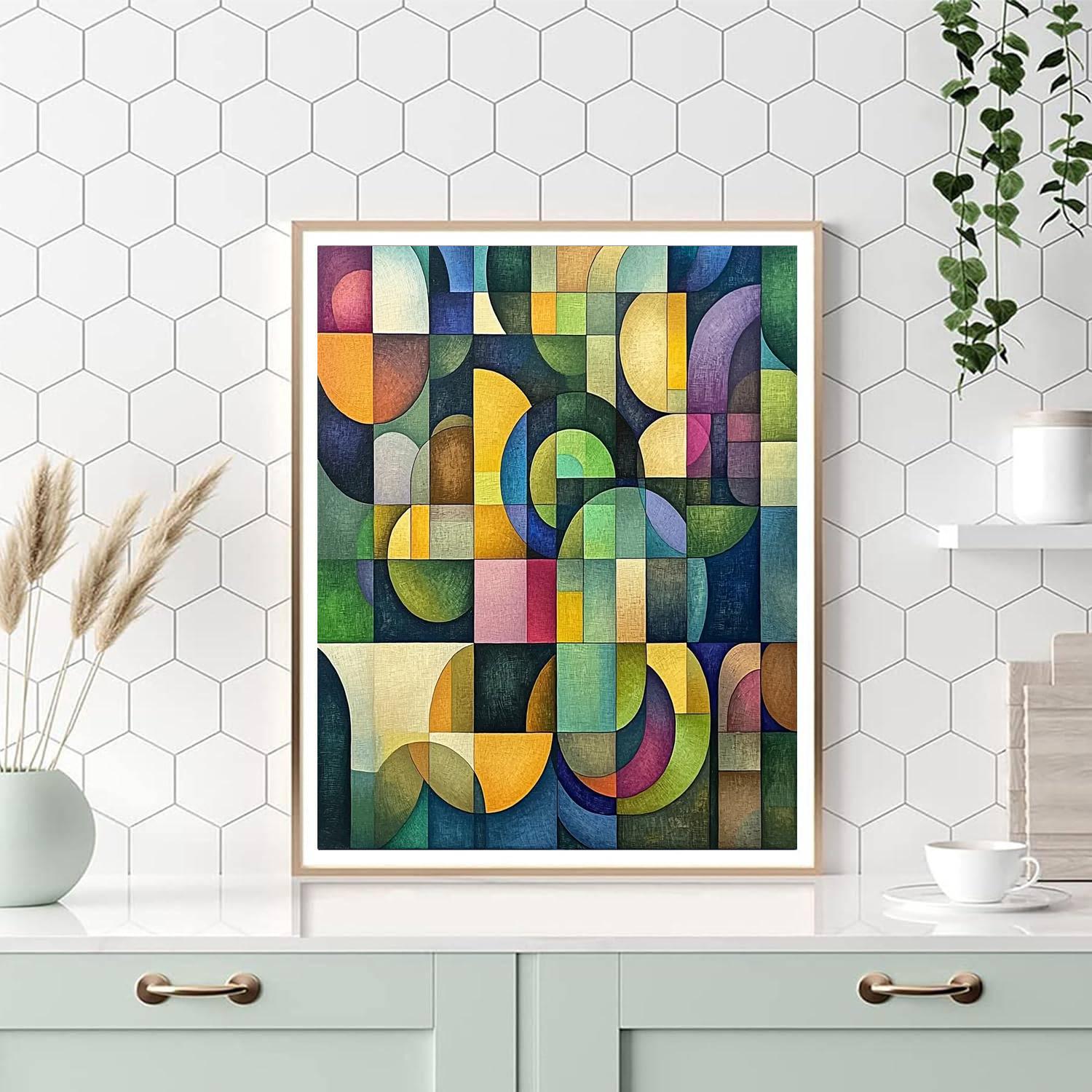 Paul Klee Inspired Symphony Of Forms  Paint By Number