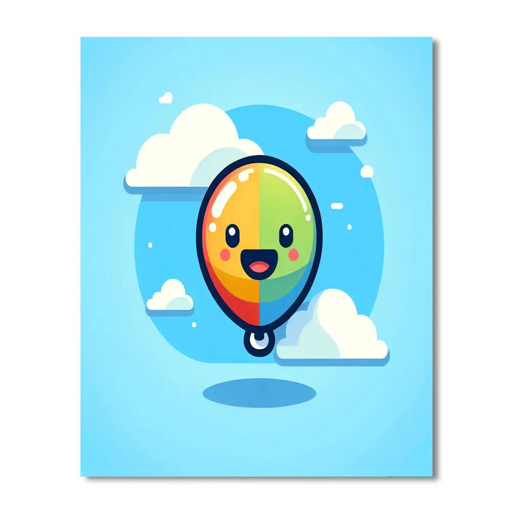 Happy Balloon Numbered Painting Kits