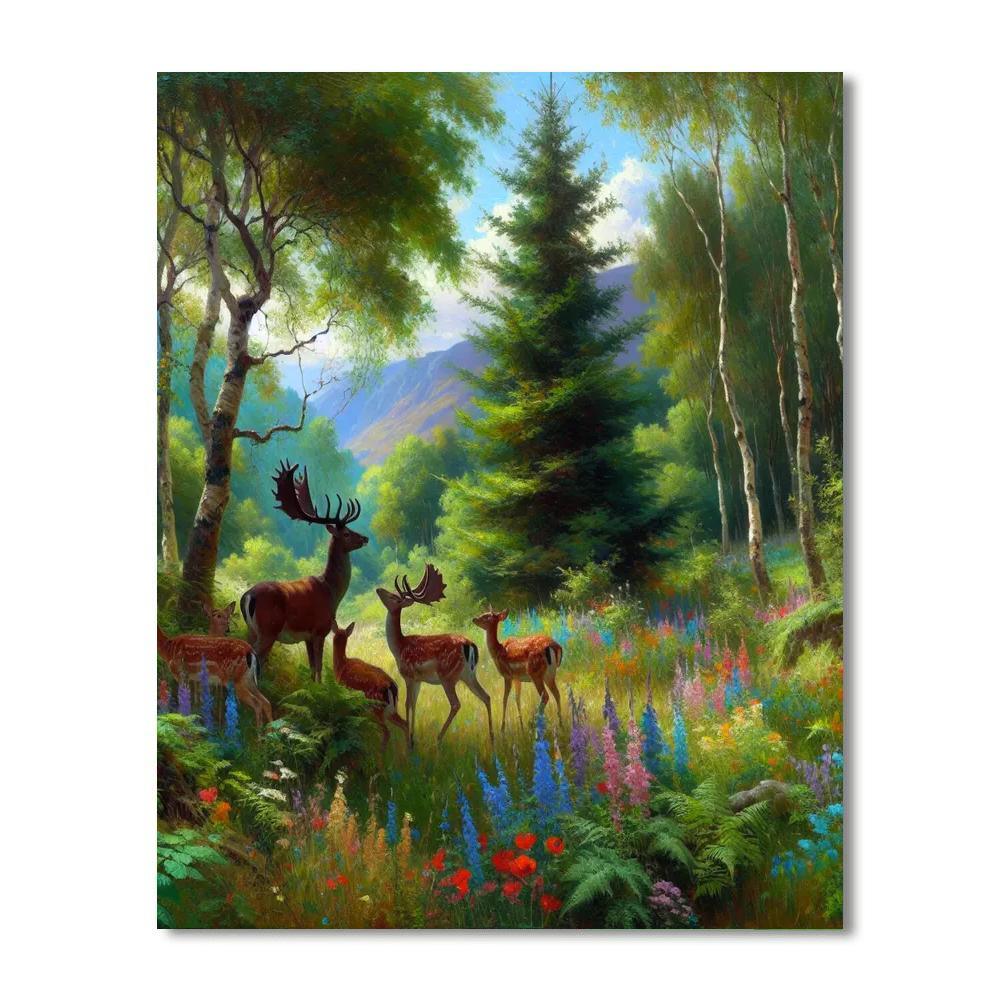 Whimsical Forest Dreams Paint By Number