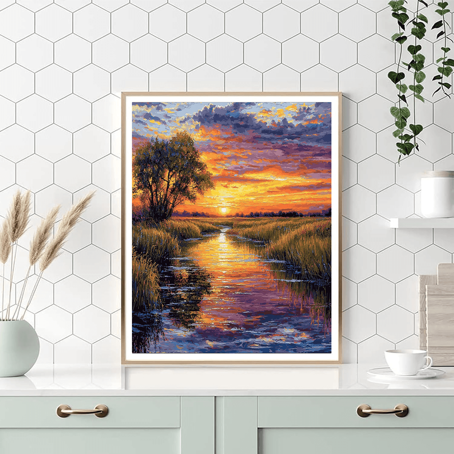 J.M.W. Turner Inspired Twilight Moments  Paint By Numbers Kits