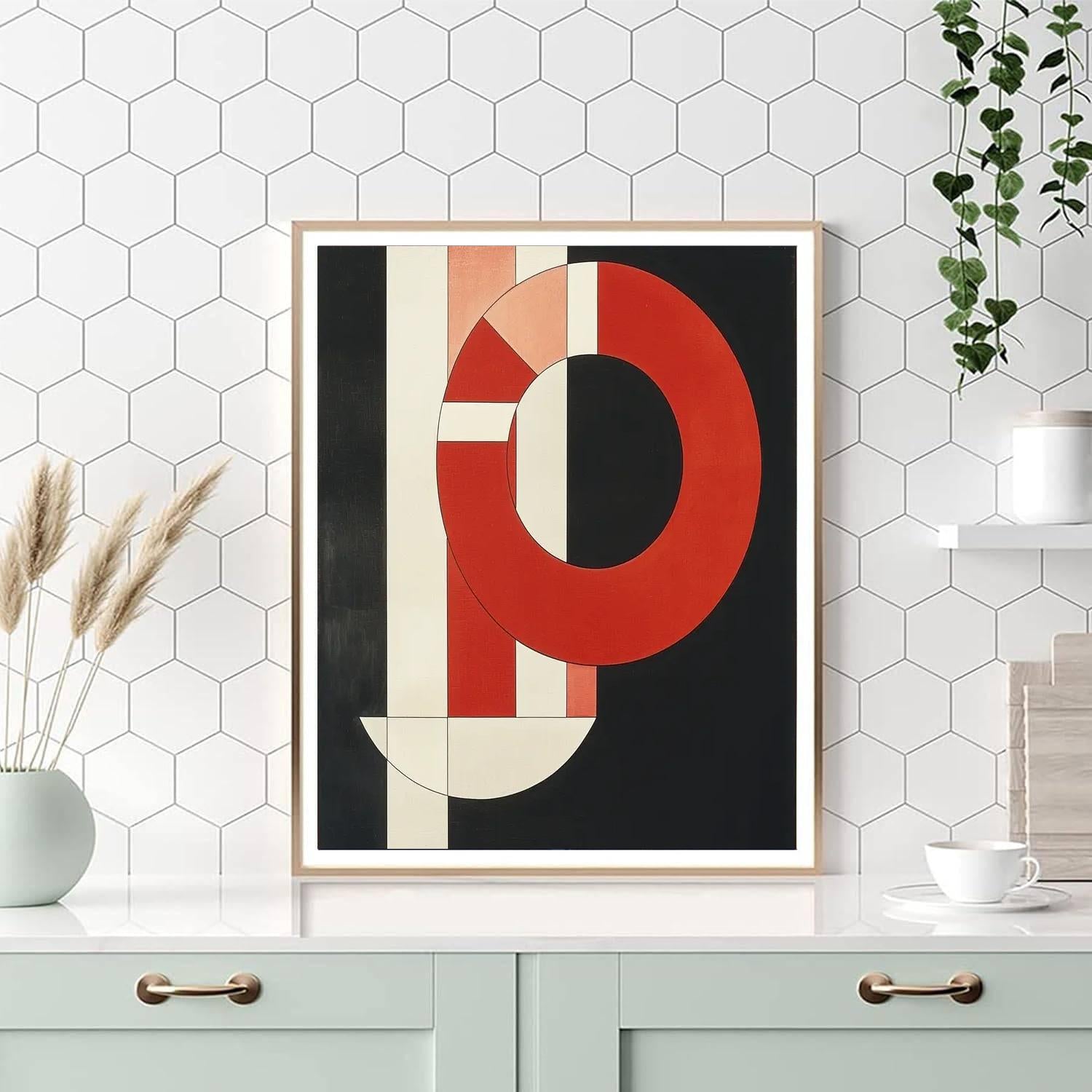 Kazimir Malevich Inspired Spatial Equilibrium  DIY Paint By Numbers