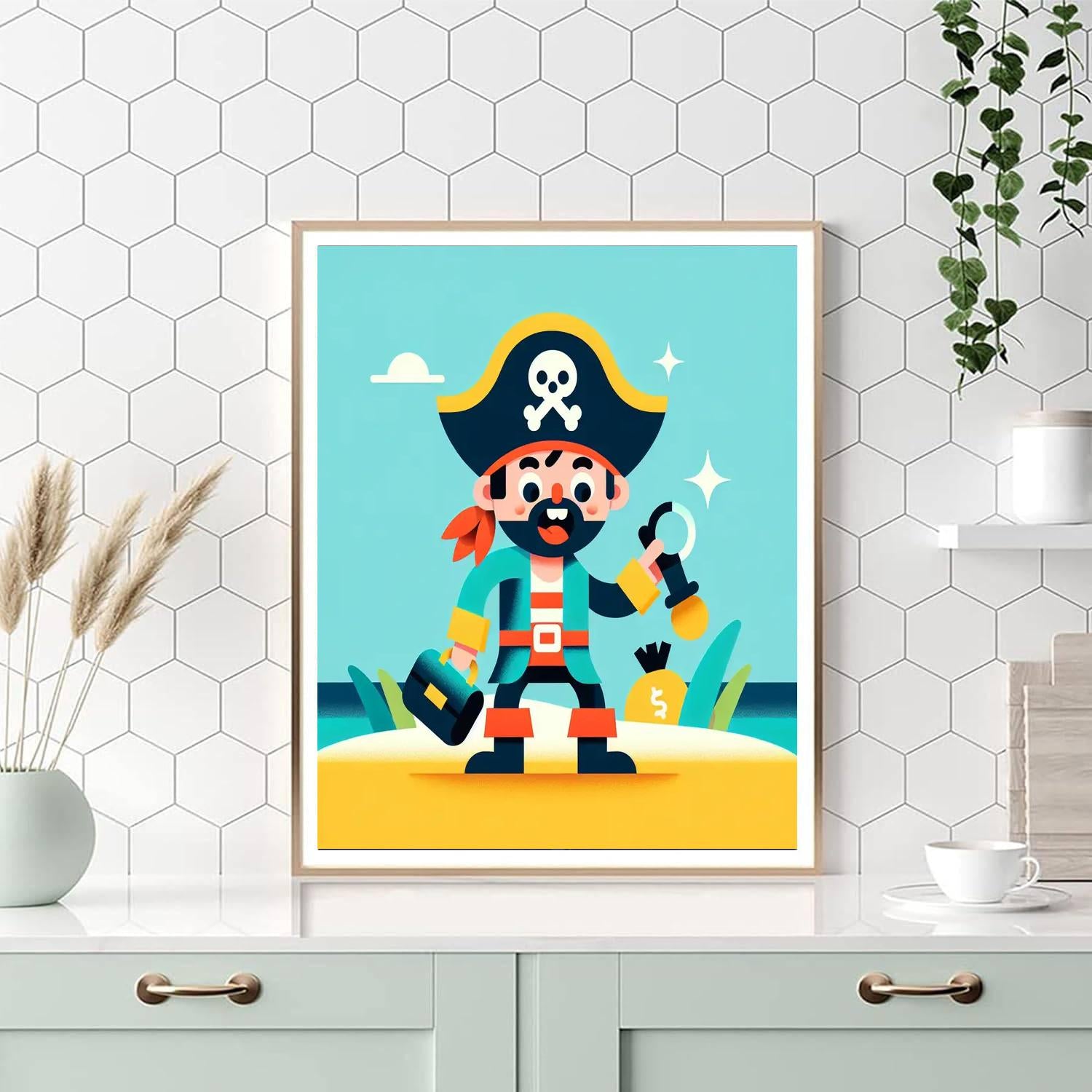 Seaside Pirate Expedition Painting Number Kit