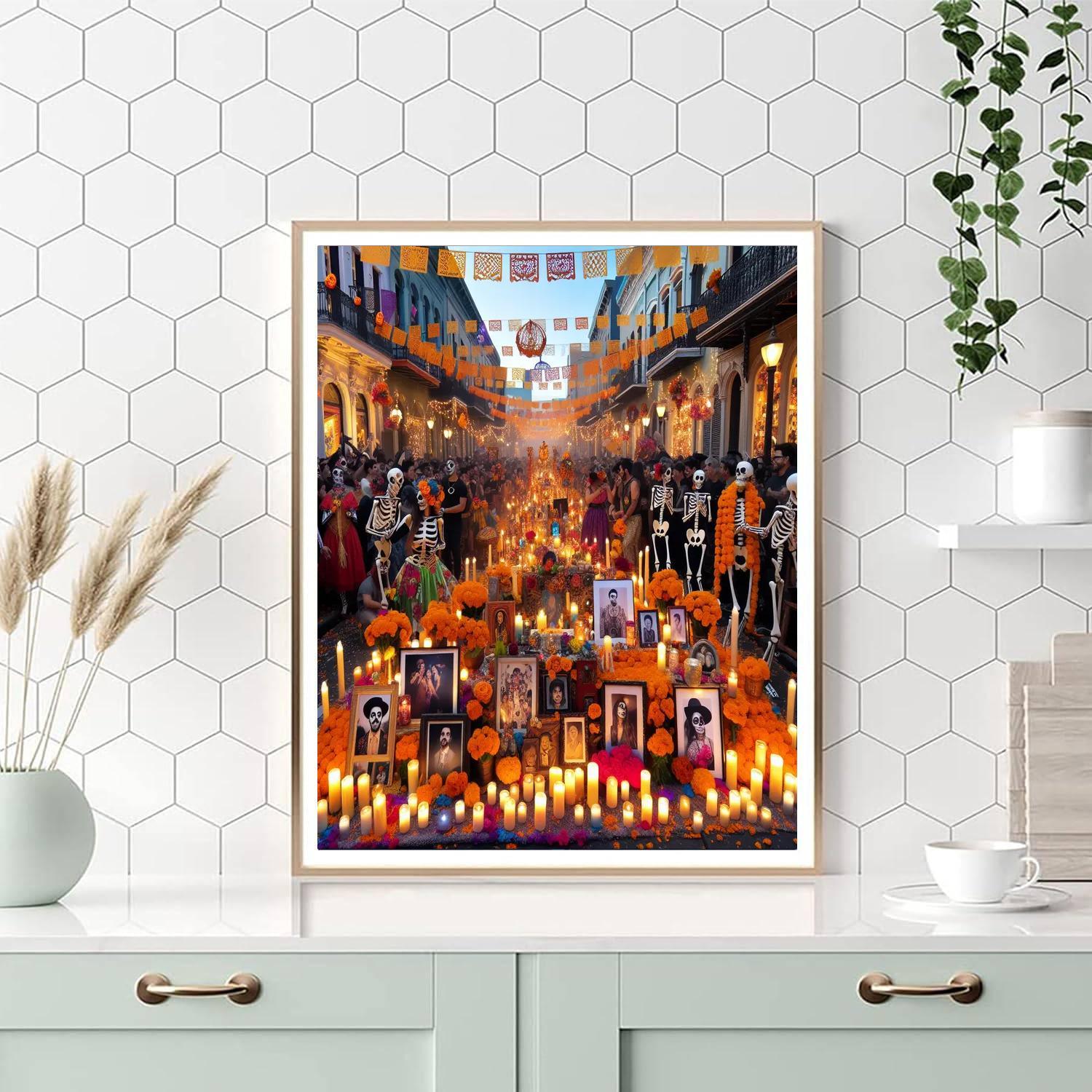 Diá De Muertos - Mexico Paint By Numbers Art