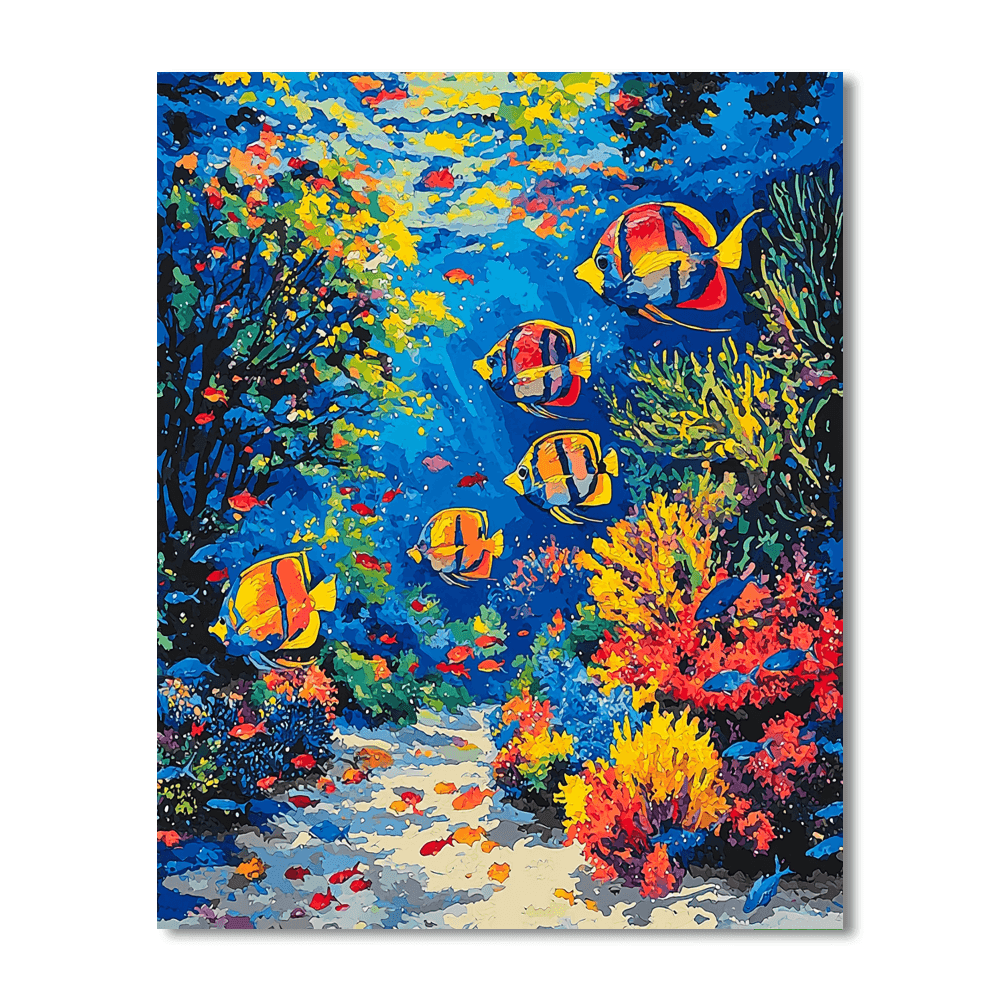 Paul Gauguin Inspired Oceanic Adventure  Numbered Painting Kits