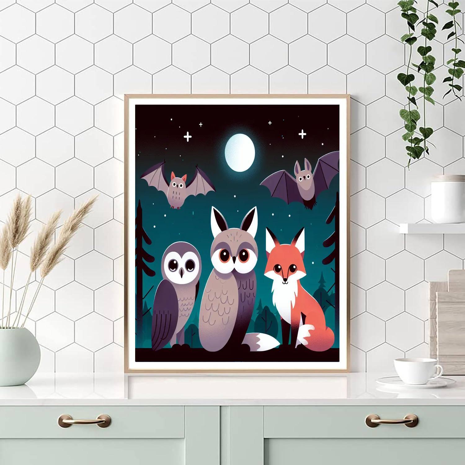 Magical Night Creatures Paint By Numbers Kits
