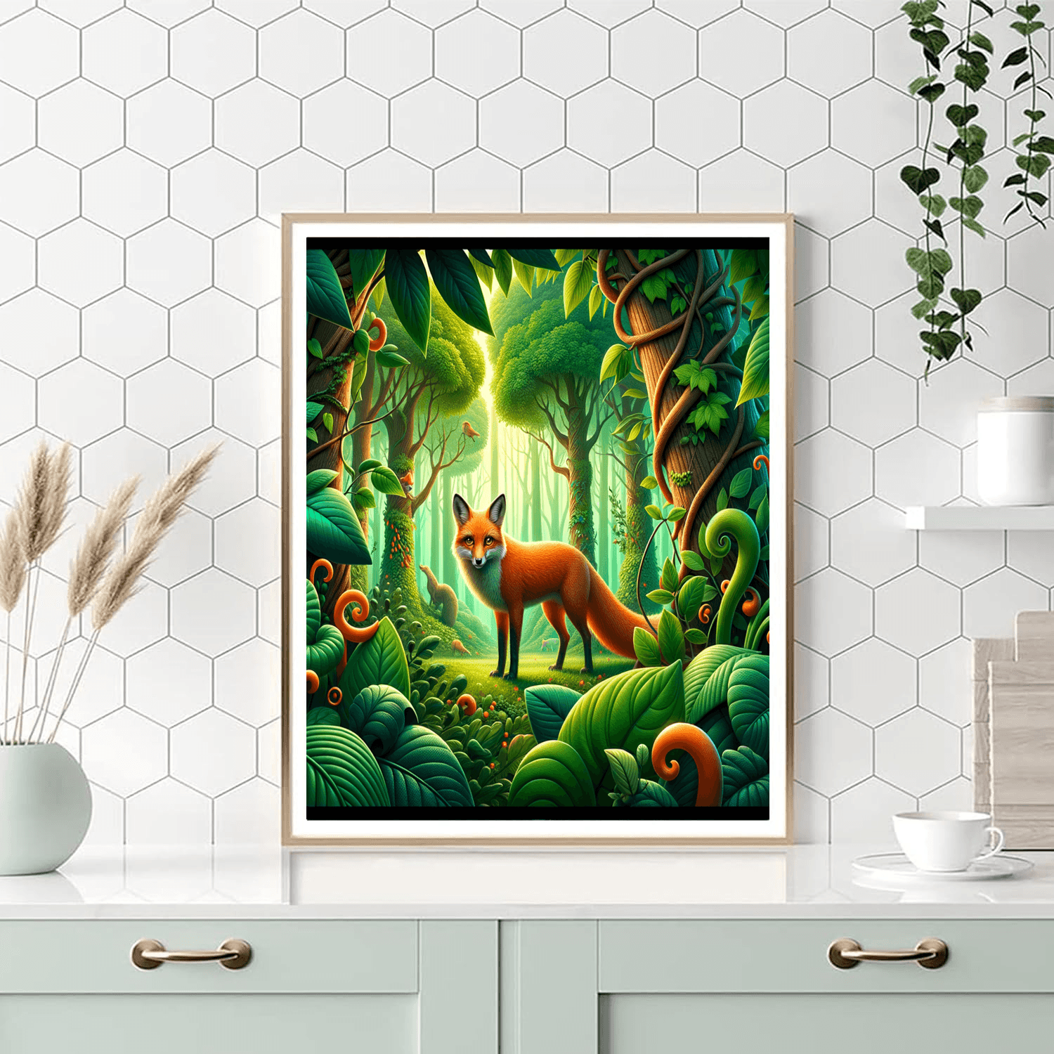 Fabled Fox Glade Paint By Number