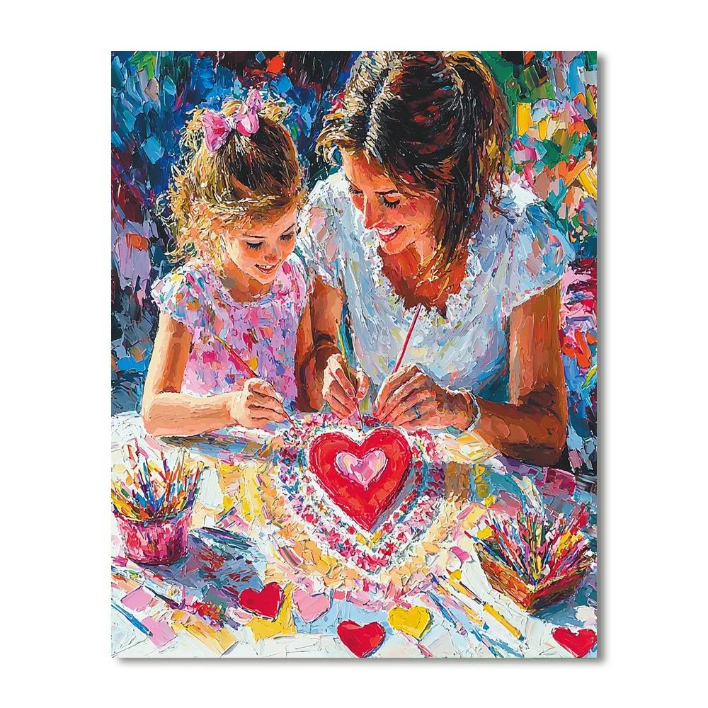 Caring Hearts Paint By Numbers
