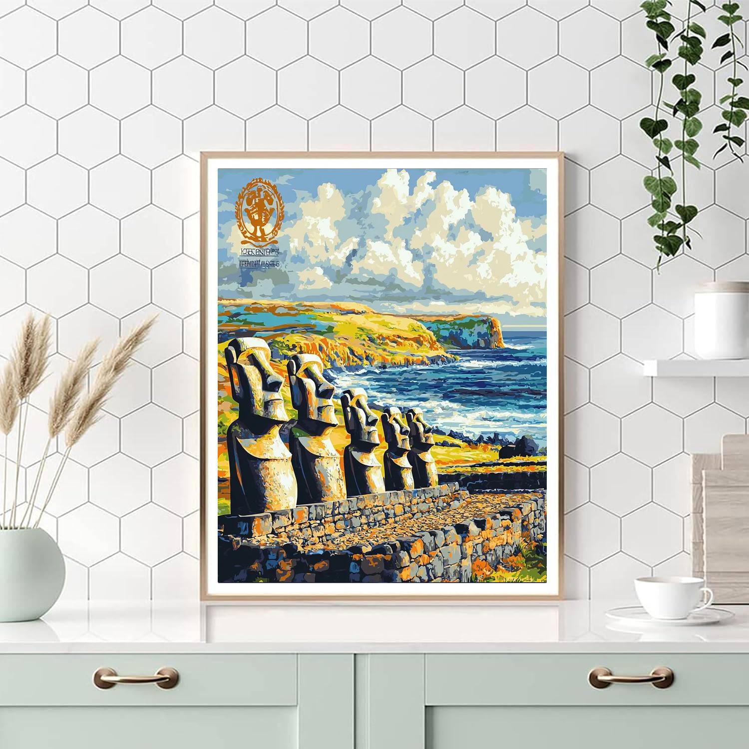 Rapa Nui National Park Paint By Color