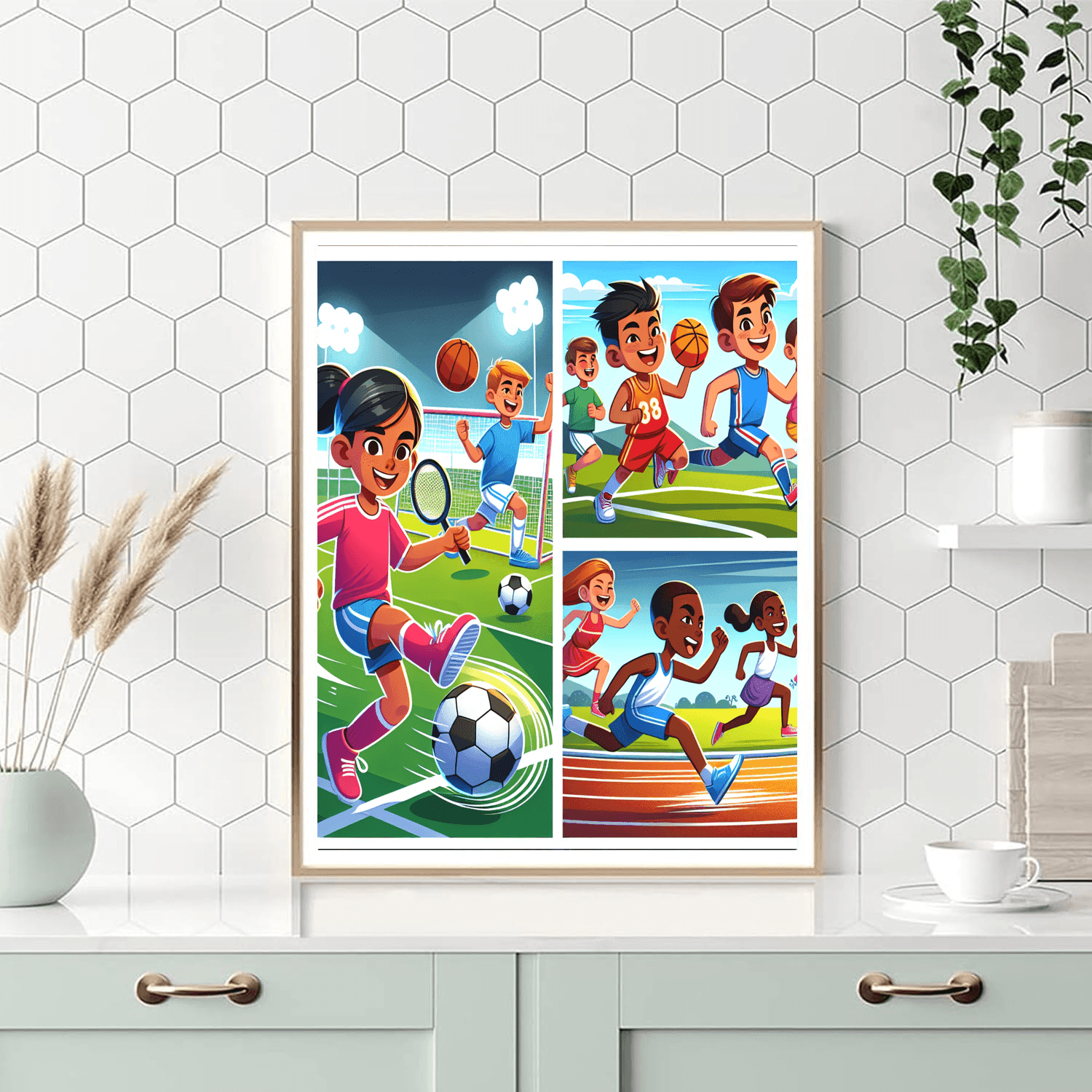 Super Sports Adventure Number Painting