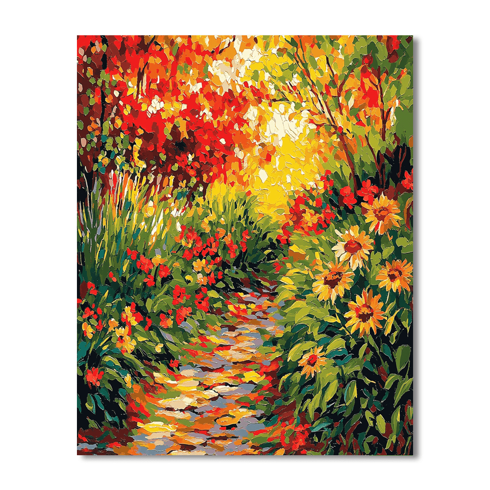Vincent Van Gogh Inspired Lush Garden Symphony  Paint By Numbers Kits