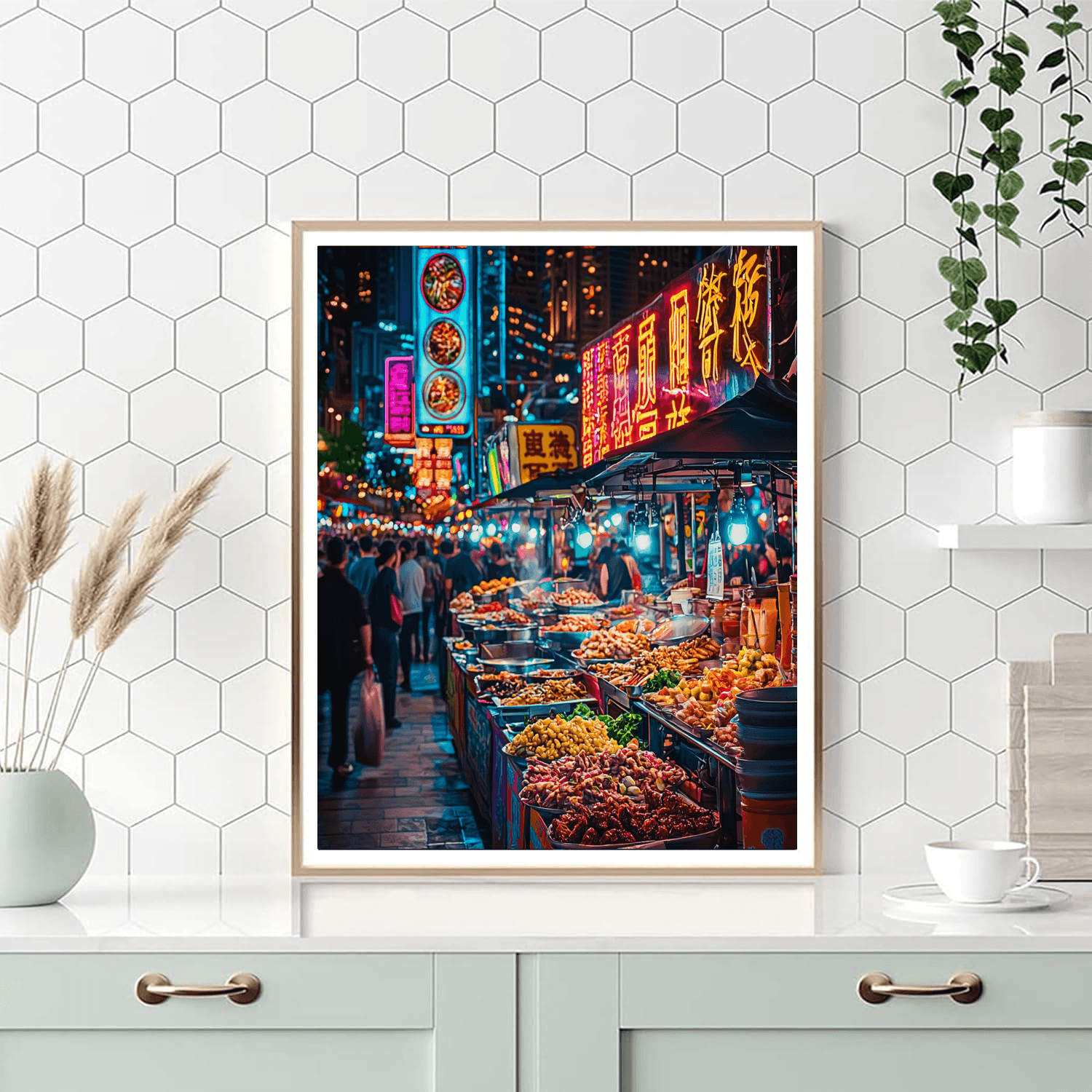 Shilin Night Market Numbered Painting Kits