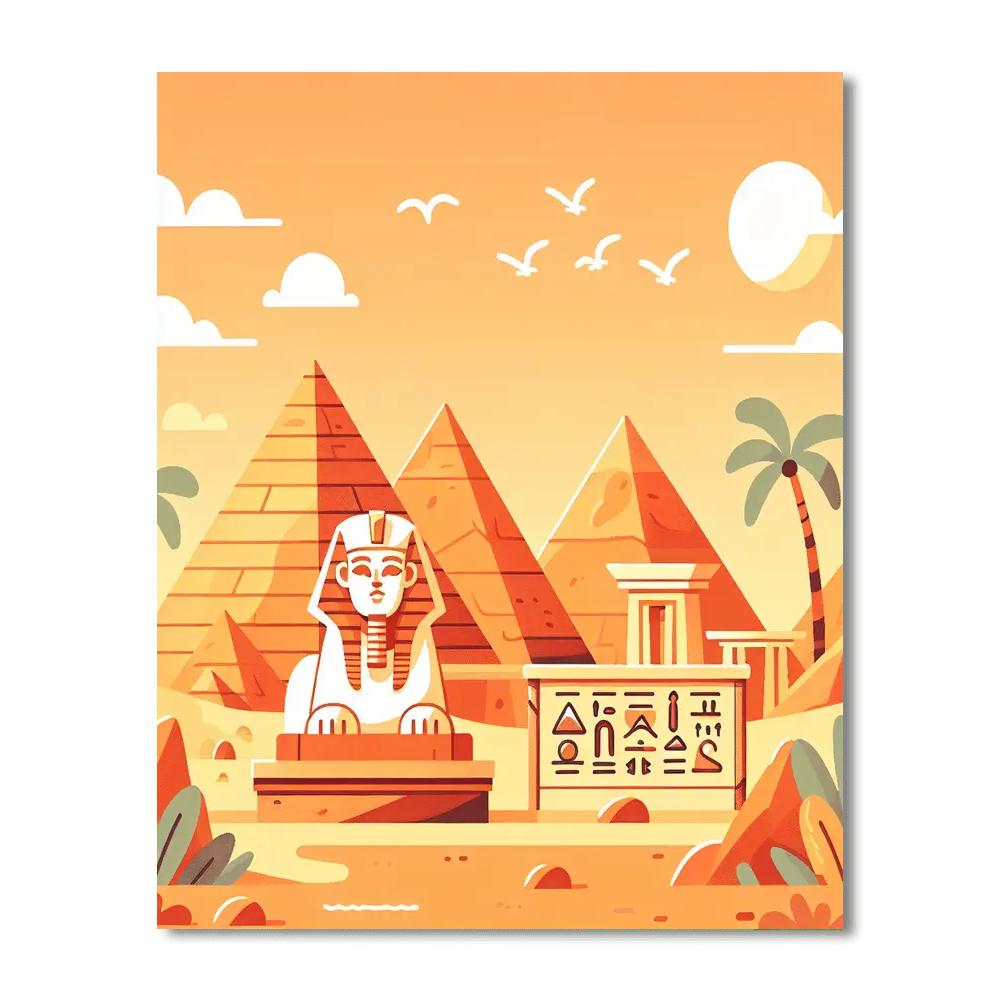Ancient Egyptian Secrets Paint By Color