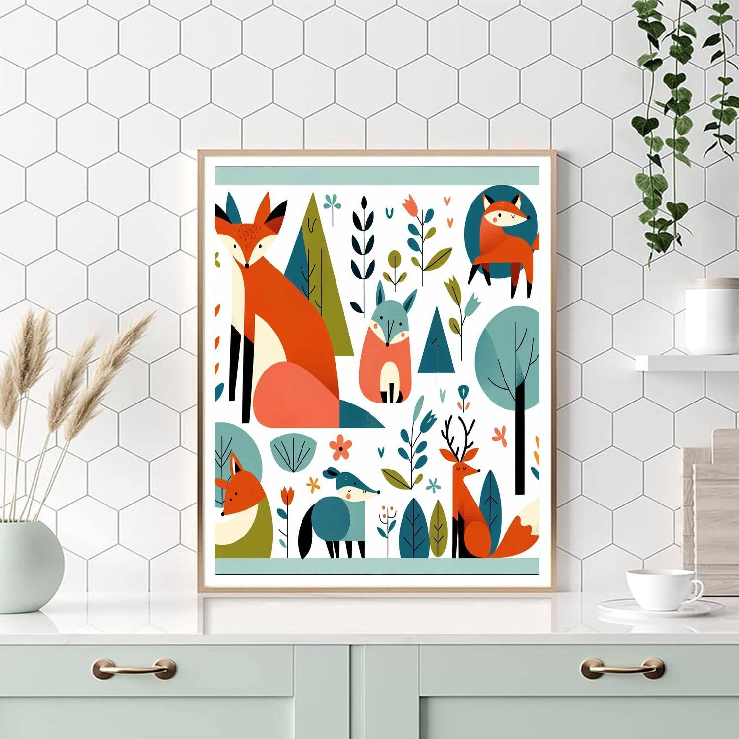Woodland Fantasy Adventure Paint By Numbers Art