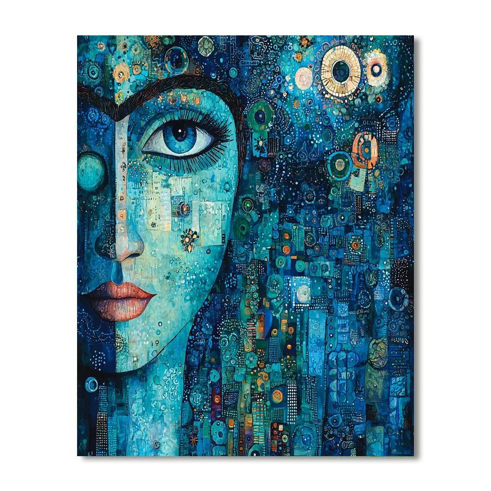 Frida Kahlo Inspired Emotional Tapestry Of Identity  Paint By Numbers Art