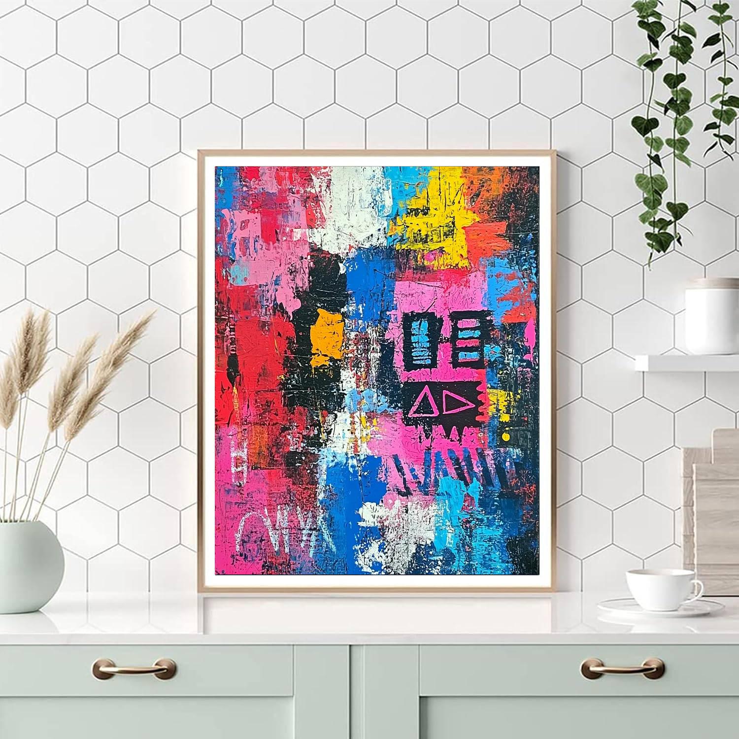 Jean-Michel Basquiat Inspired Rituals Of Thought  Paint By Numbers Kits