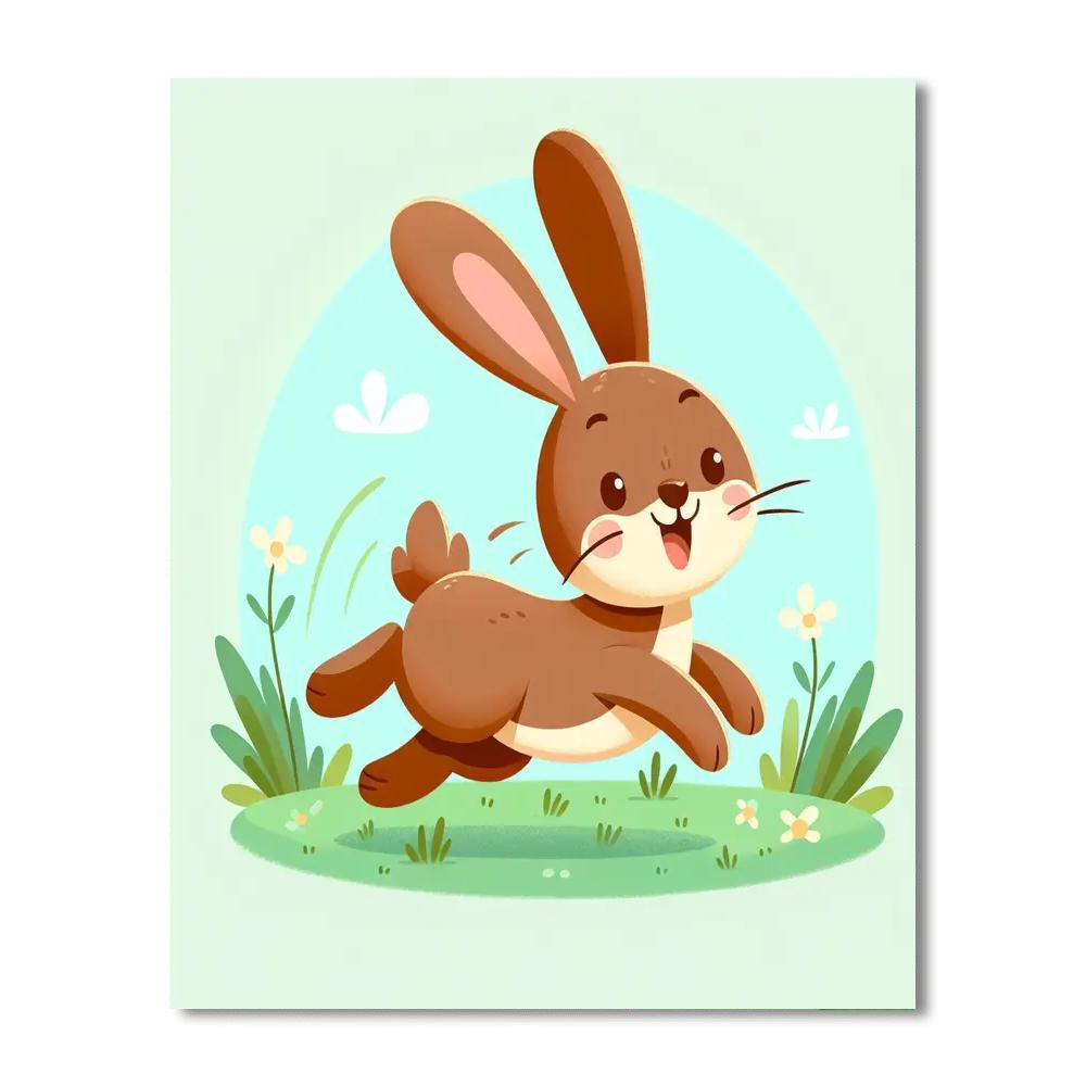Happy Hare Numbered Painting Kits
