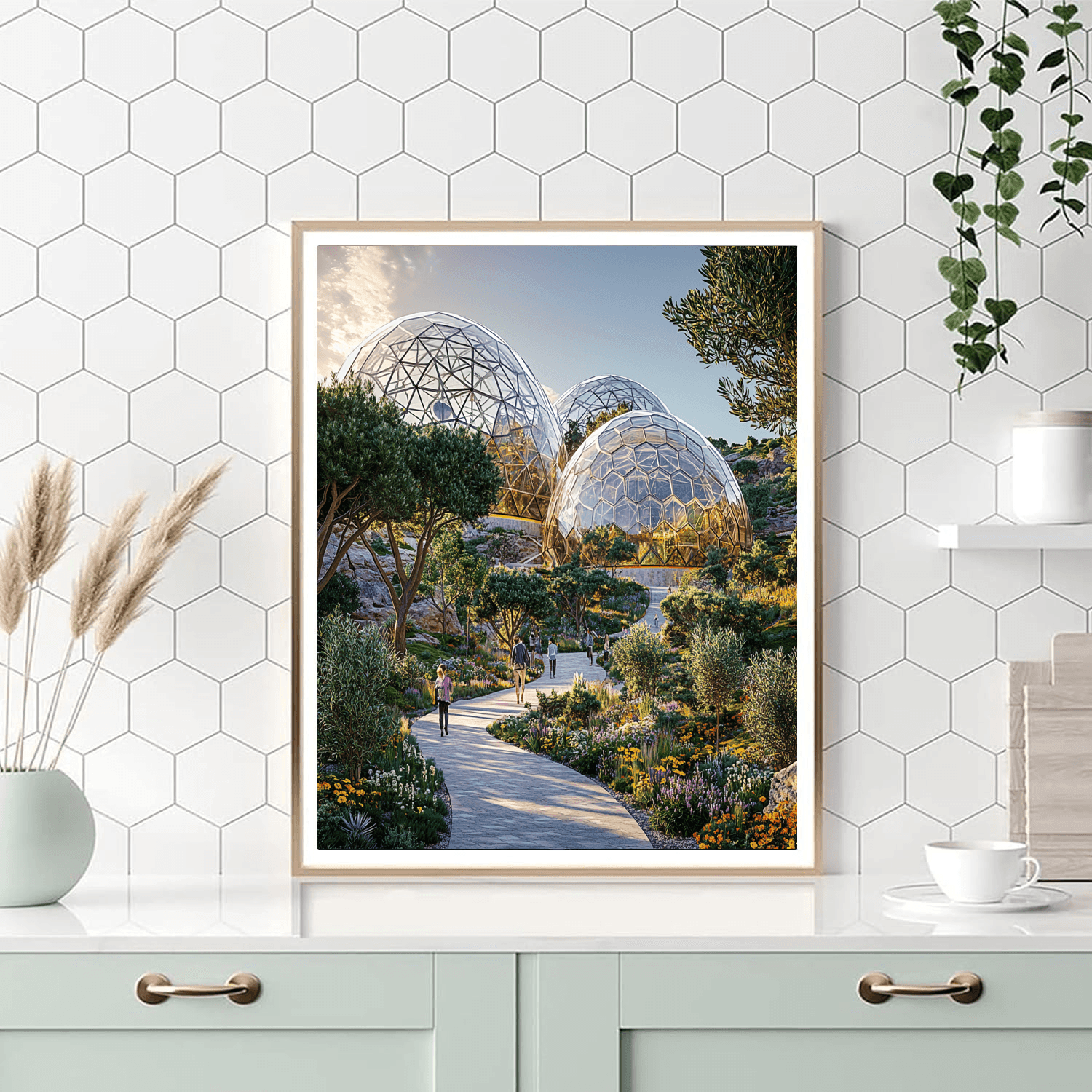 Eden Project - Cornwall, England Numbered Painting Kits