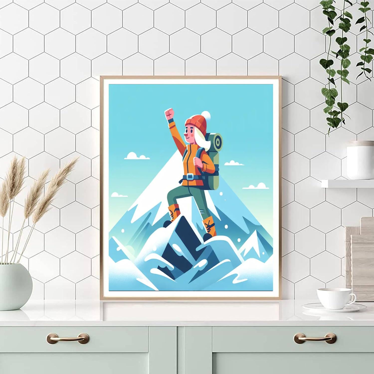 Mountainous Expedition Paint By Number