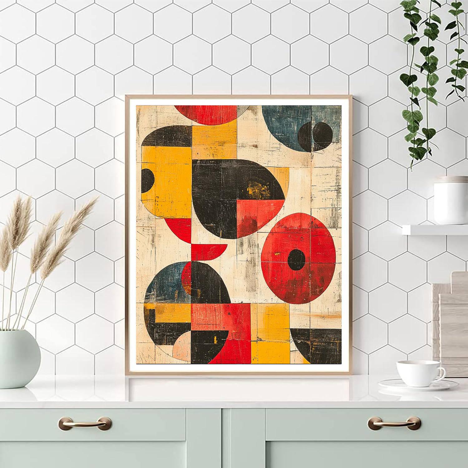 Joan Miró Inspired Fragments Of Thought  Painting Number Kit