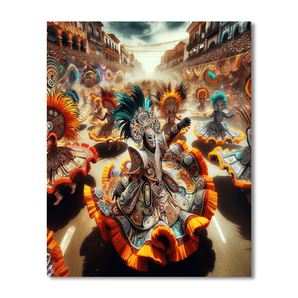 Canaval De Oruro - Bolivia Numbered Painting Kits