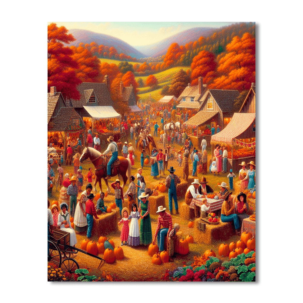 Harvest Festival - United States Paint By Color